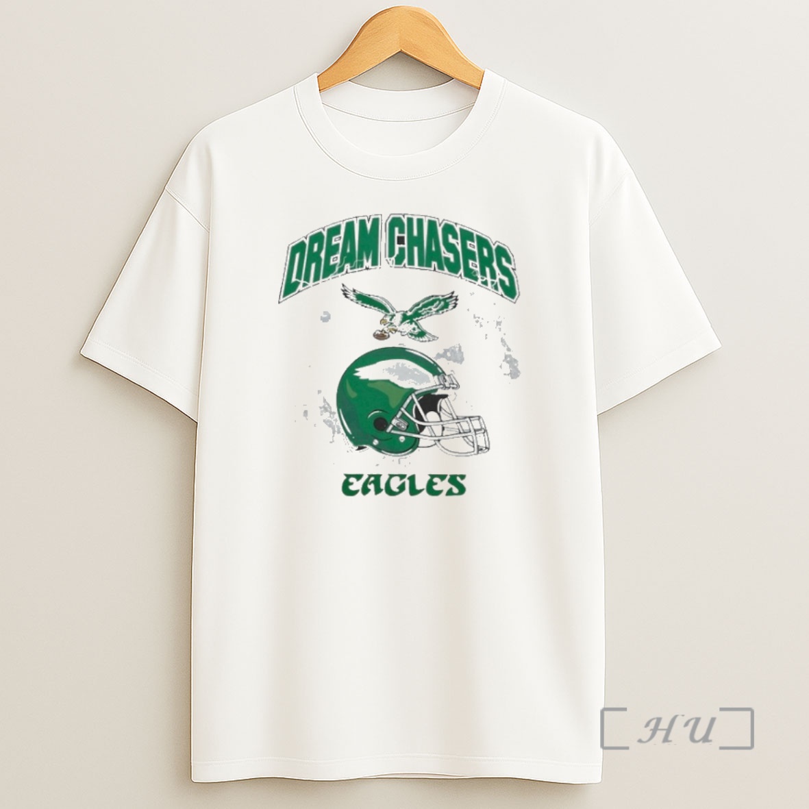 Officials Philadelphia Eagles Mitchell Ness Khaki Dream Chasers Rings Premium Shirt Sweatshirt Tee