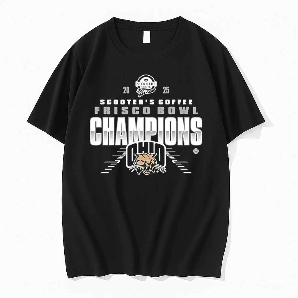 Ohio Bobcats 2025 Frisco Bowl Champions Shirts