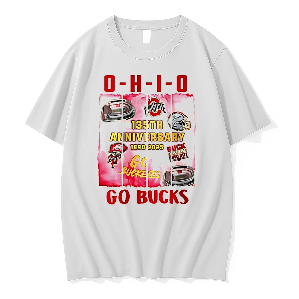Ohio State Buckeyes 135th Anniversary 1890 2025 Go Bucks Shirts