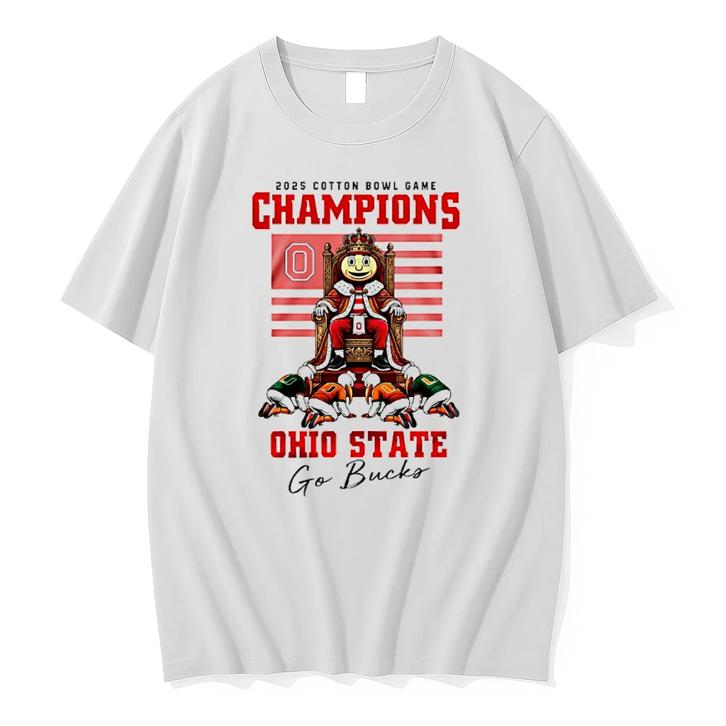 Ohio State Buckeyes 2025 Cotton Bowl Game Champions Go Bucks King Shirts