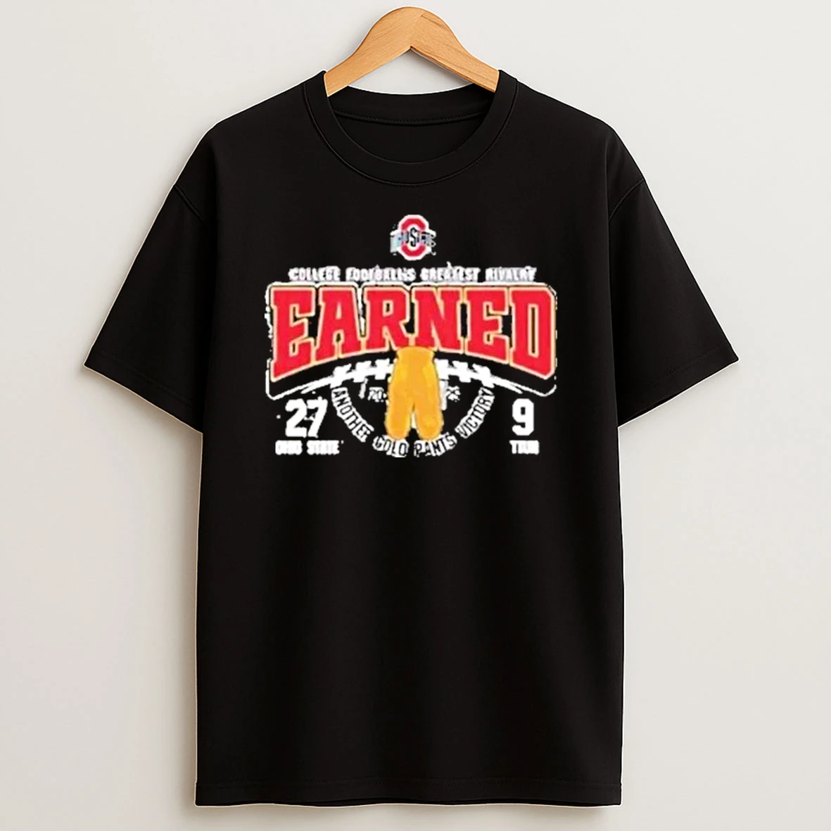 Ohio State Buckeyes 2025 Gold Pants Earned Shirts