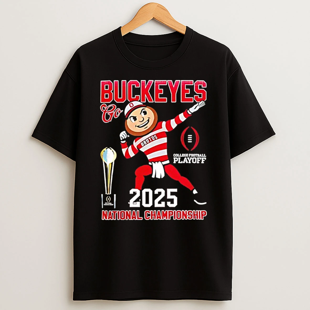 Ohio State Buckeyes 2025 Rose Bowl Champions Mascot Shirts