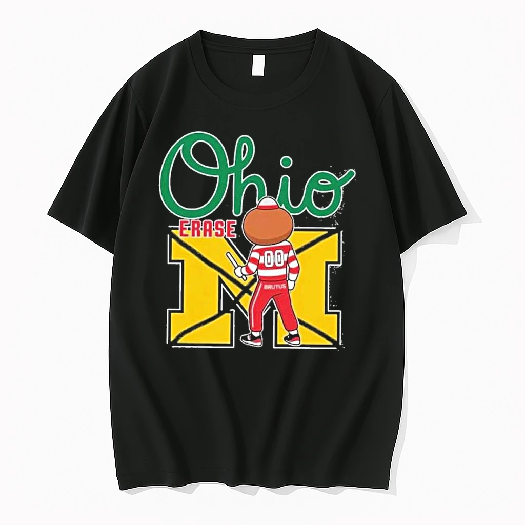 Ohio State Buckeyes Brutus Ohio Erase Shirts