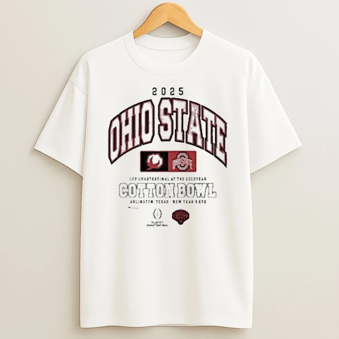 Ohio State Buckeyes Cfp Quarterfinal At The Goodyear Cotton Bowl 2025 Shirts
