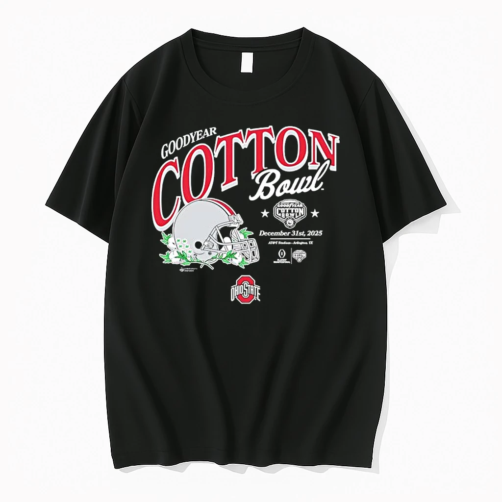 Ohio State Buckeyes Football 2025 Cotton Bowl Helmet Shirts