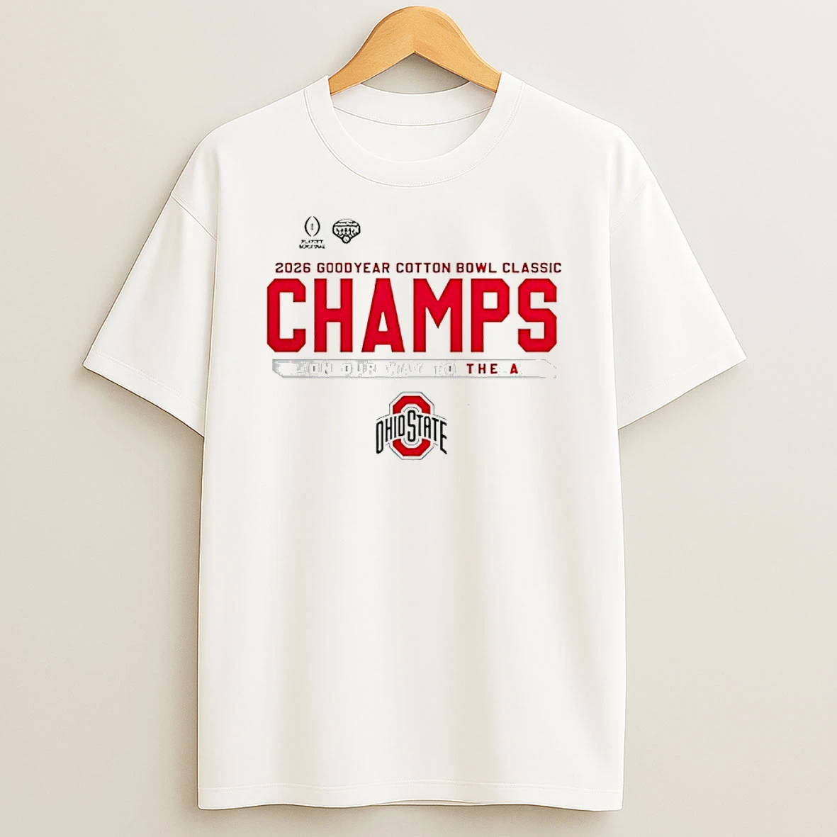 Ohio State Buckeyes Goodyear Cotton Bowl Champions 2026 Shirts