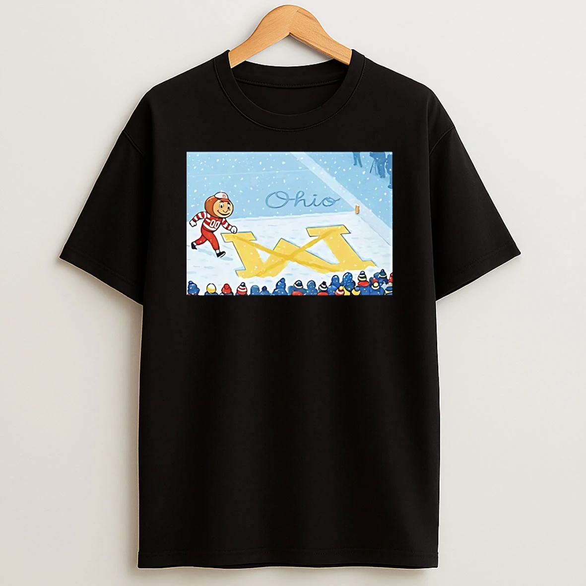 Ohio State Buckeyes Mascot Rivalry Snowfield Takeover Shirts