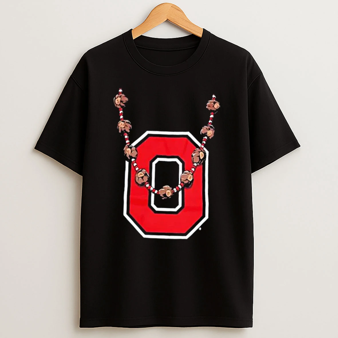 Ohio State Buckeyes Necklace Crew Shirts