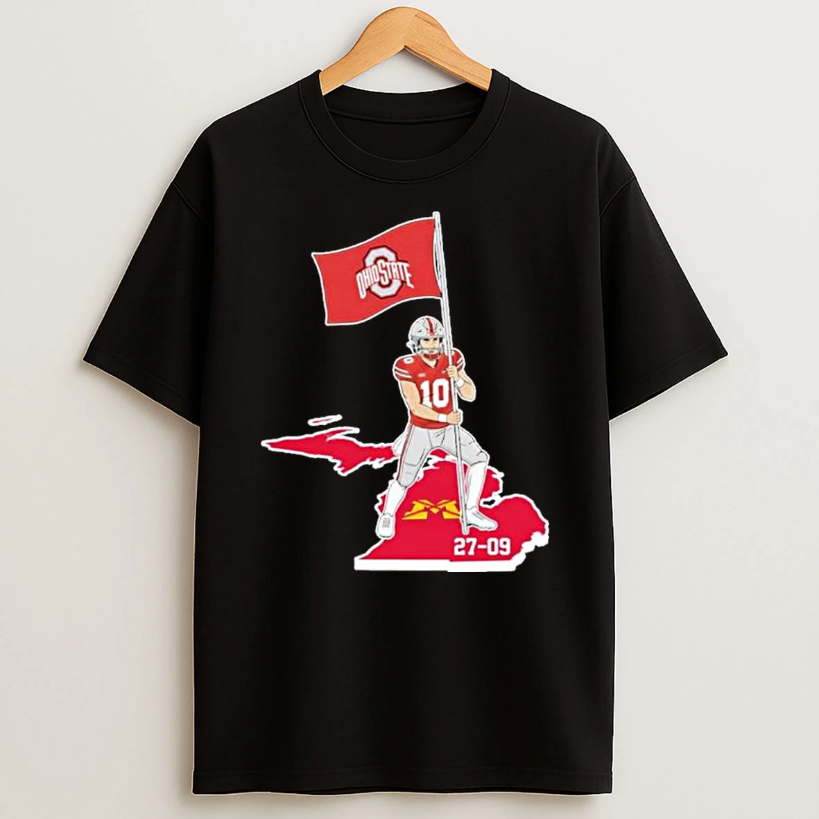 Ohio State Buckeyes Plant Flag Michigan Shirts