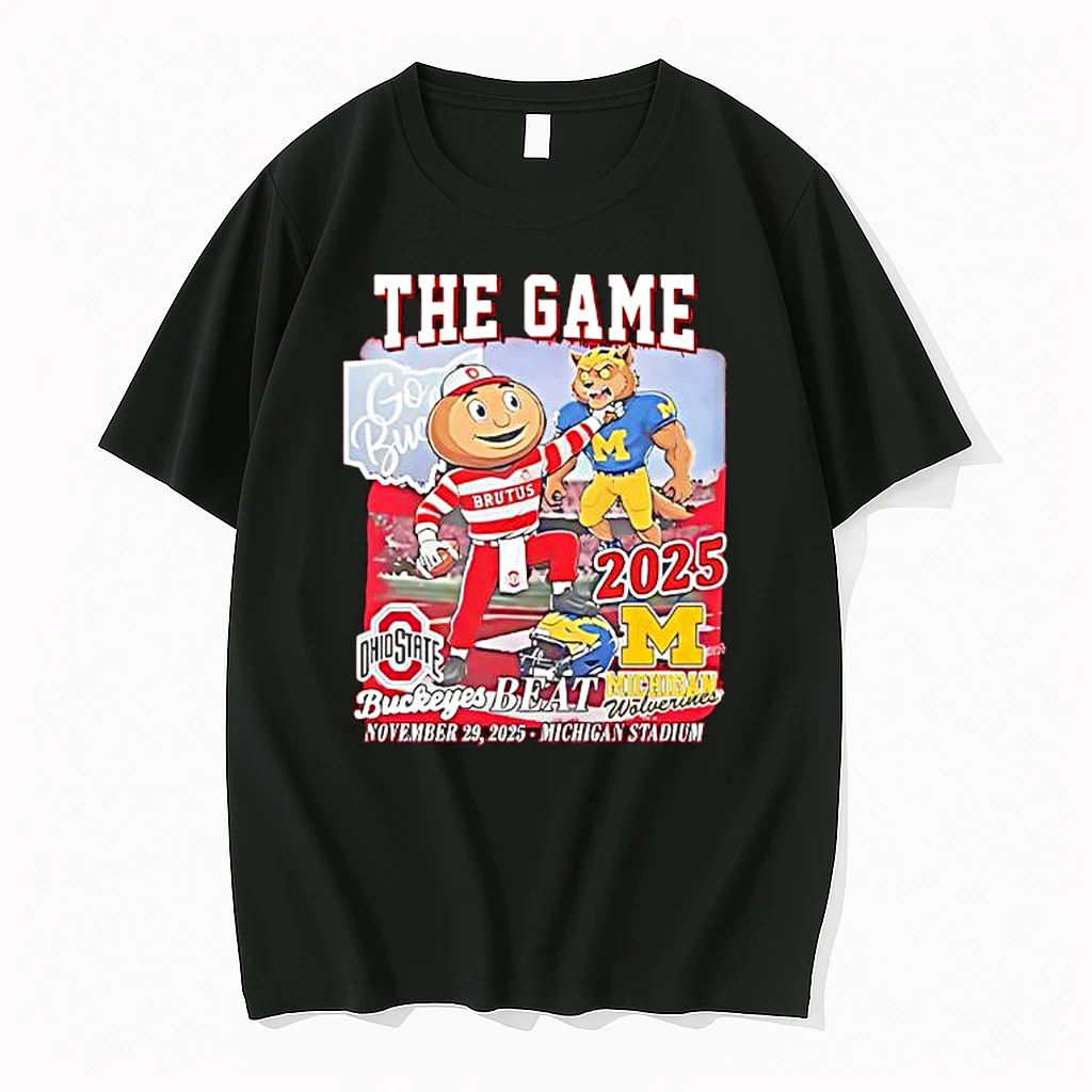 Ohio State Buckeyes The Game Beat Michigan Wolverines 2025 Stadium Go Bucks Mascot Shirts