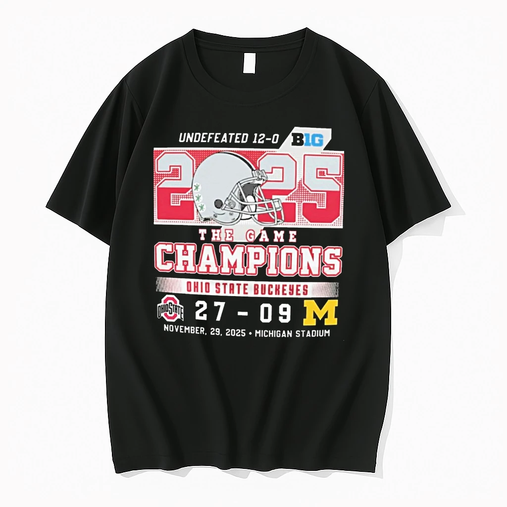 Ohio State Buckeyes Vs Michigan Wolverines The Game Final Score 27 09 November 28 2025 Michigan Stadium Shirts