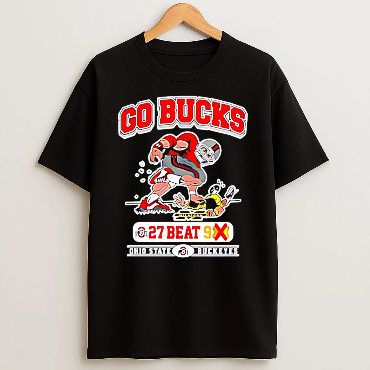Ohio State Buckeyes Beat Michigan Wolverines 2025 Go Bucks Overwhelming Victory Shirts