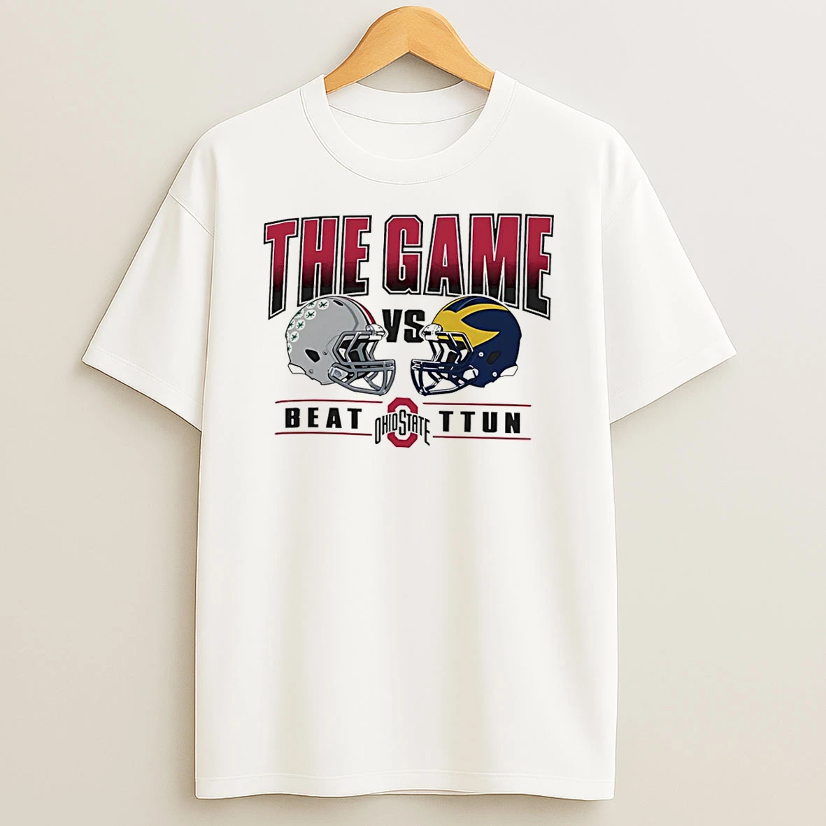 Ohio State Buckeyes Beat Ttun Michigan Wolverines 2025 The Game Helmet Shirts