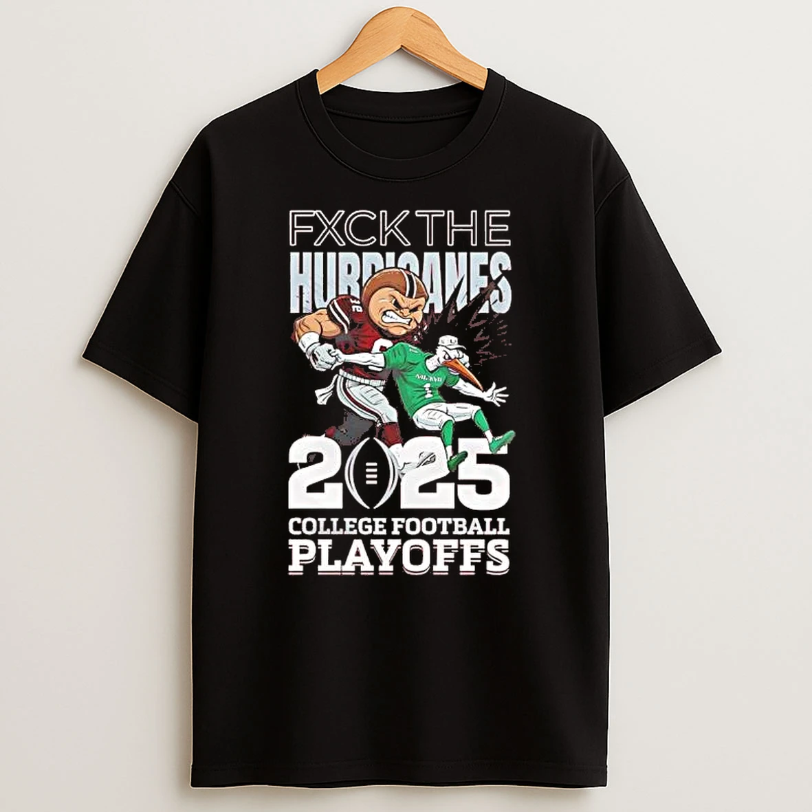 Ohio State Buckeyes Fuck The Hurricanes 2025 Cfp Mascot Shirts
