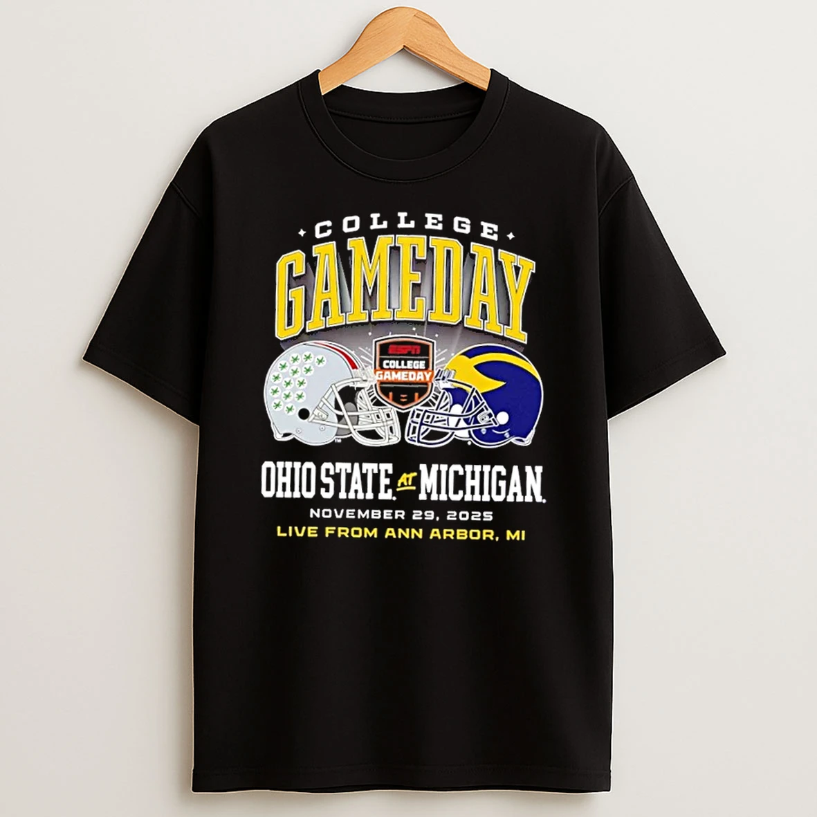 Ohio State Buckeyes Vs Michigan Wolverines 2025 College Gameday Shirts