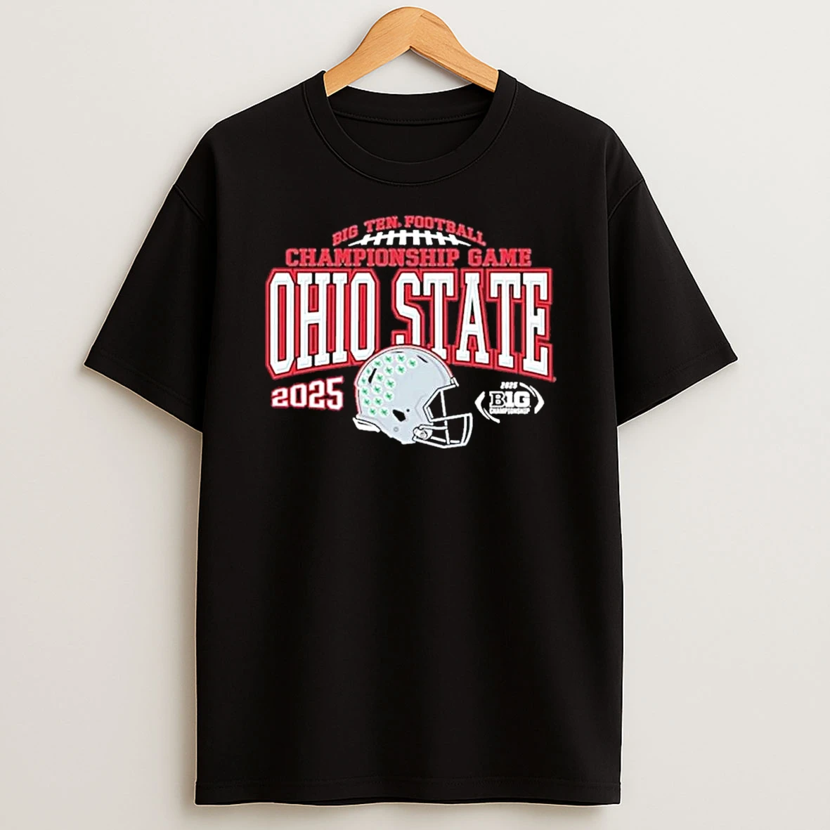 Ohio State Football 2025 Big 10 Championship Game Helmet Shirts