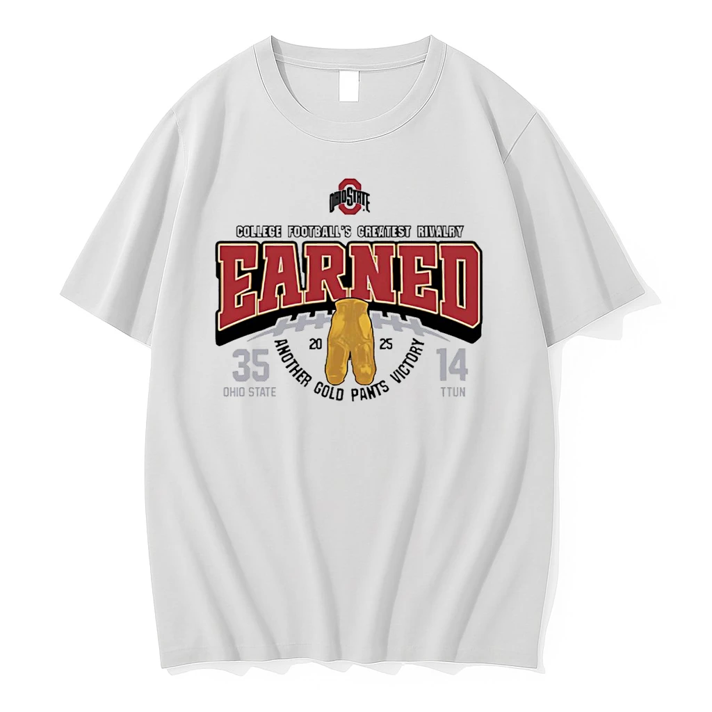 Ohio State Beat Ttun 25 14 2025 College Footballs Greatest Rivalry Earned Shirts