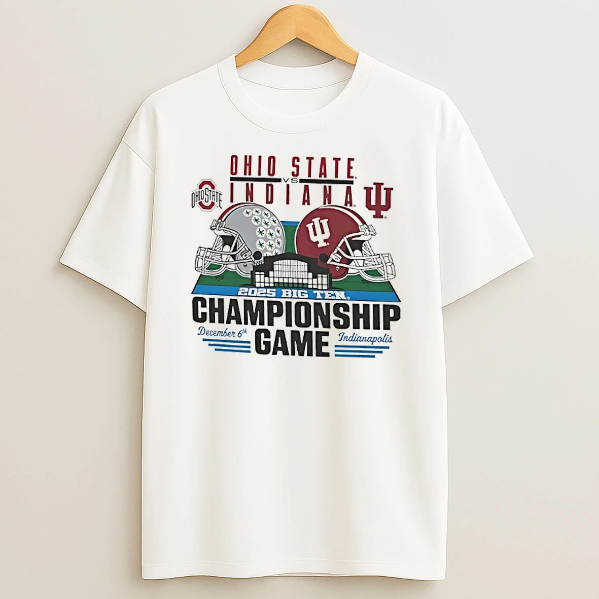 Ohio State Vs Indiana 2025 Big Ten Championship Game Shirts