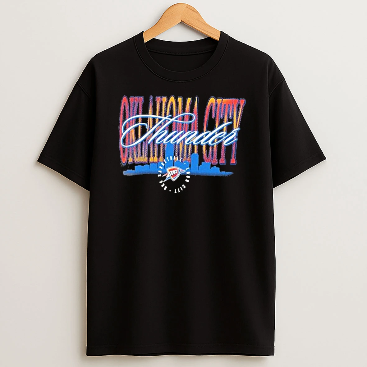 Oklahoma City Thunder Chase Chrome Skyline Shirts