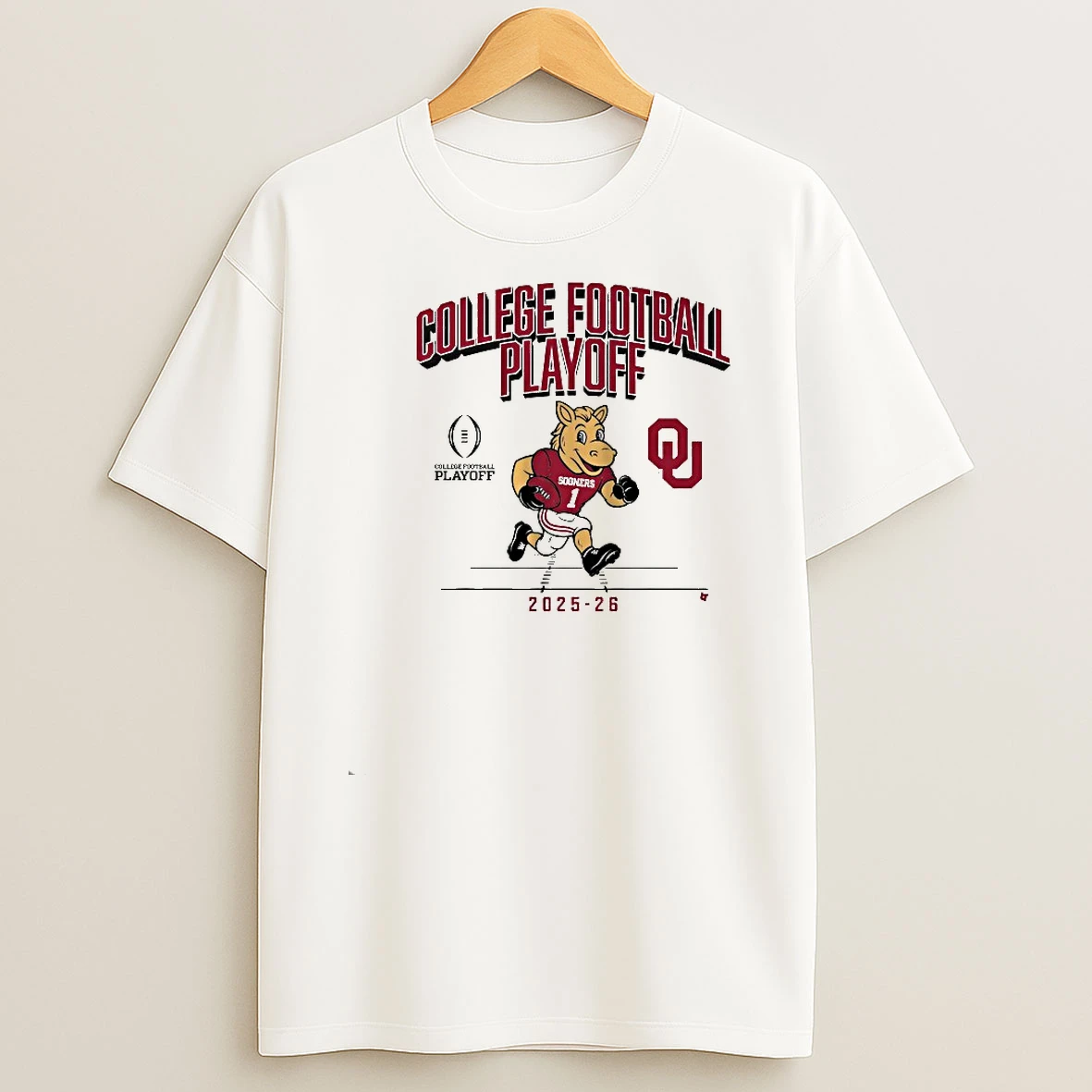 Oklahoma Football 2025 26 Cfp Mascot Shirts