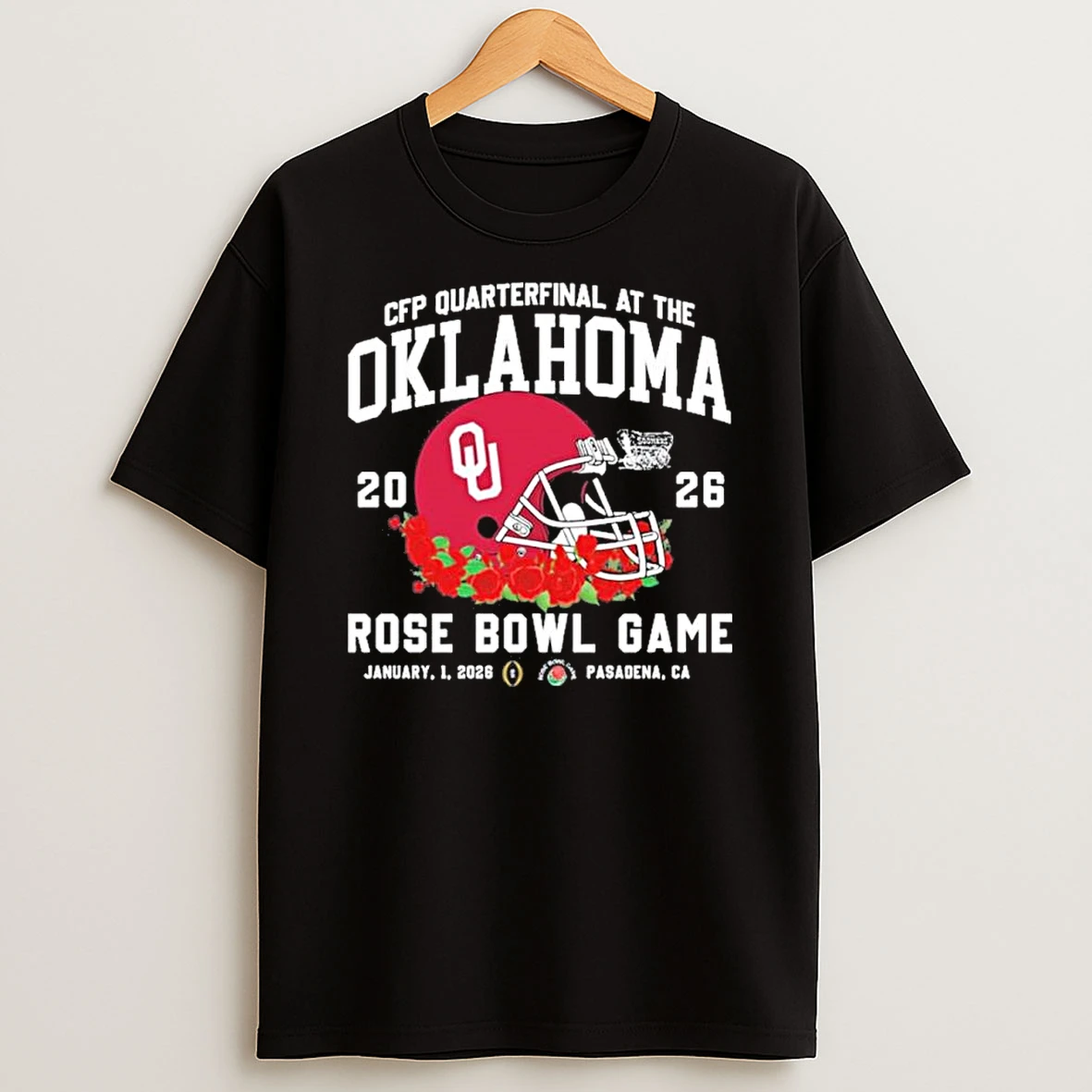 Oklahoma Rose Bowl 2026 Helmet Shirts