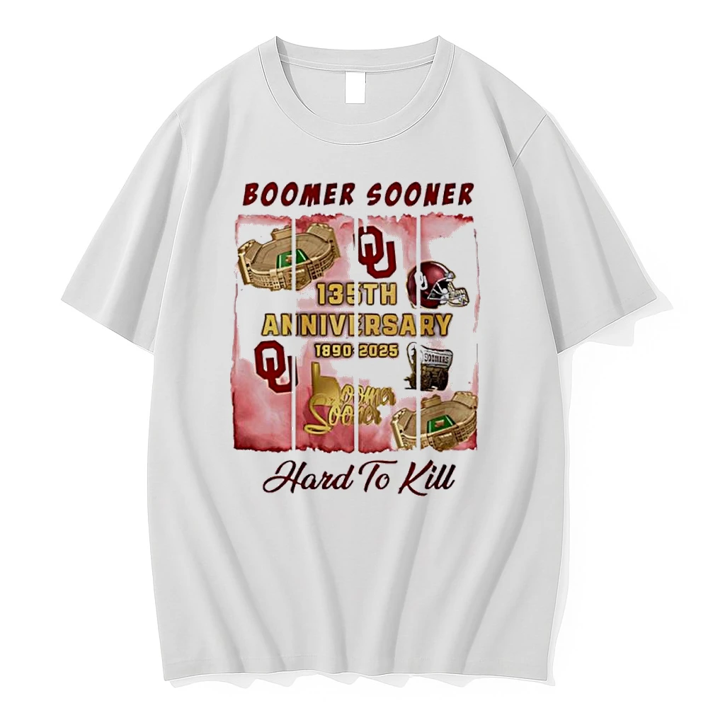 Oklahoma Sooners Boomer Sooner 135th Anniversary Hard To Kill Shirts