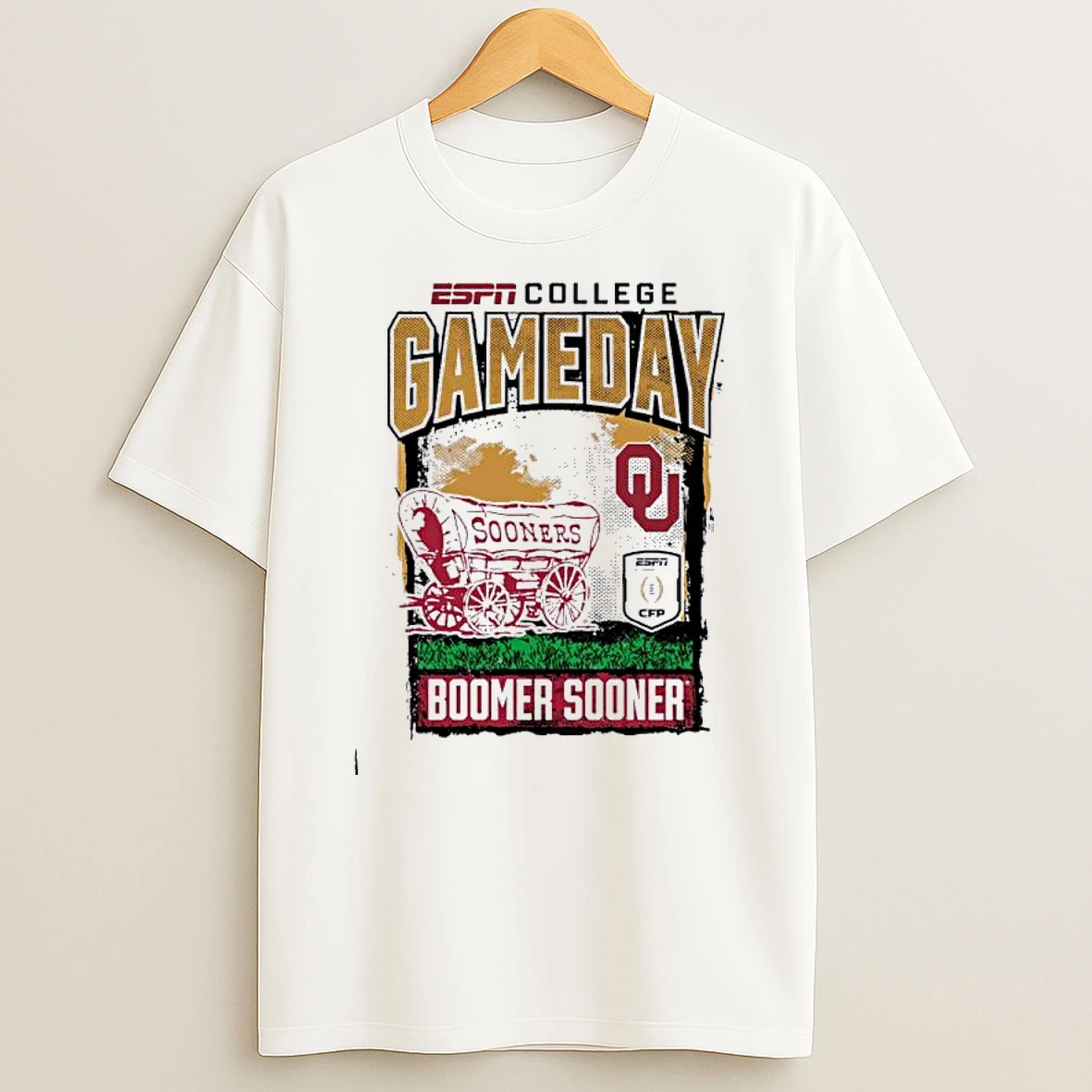 Oklahoma Sooners Cfp Gameday 1st Round Mascot Boomer Sooner Shirts