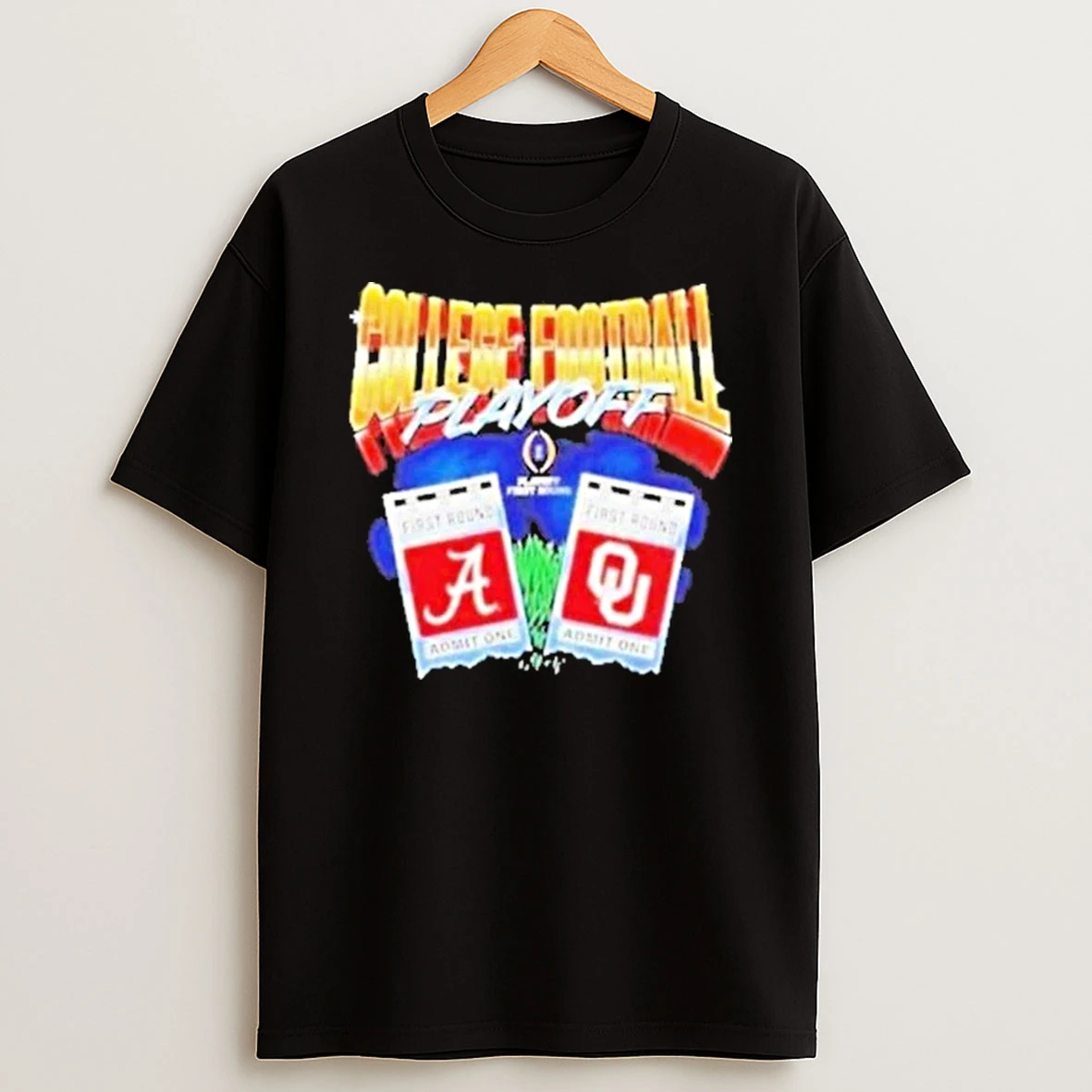 Oklahoma Sooners Vs Alabama Crimson Tide 2025 Cfp First Round Tickets Shirts