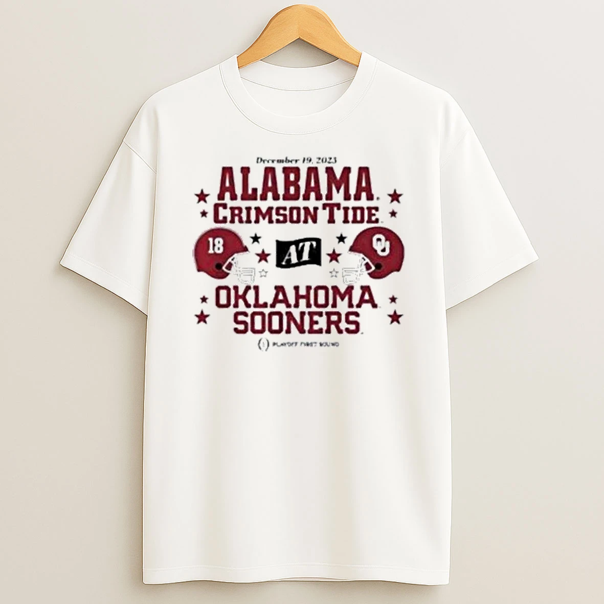 Oklahoma Sooners Vs Alabama Crimson Tide Playoff First Round 2025 Shirts
