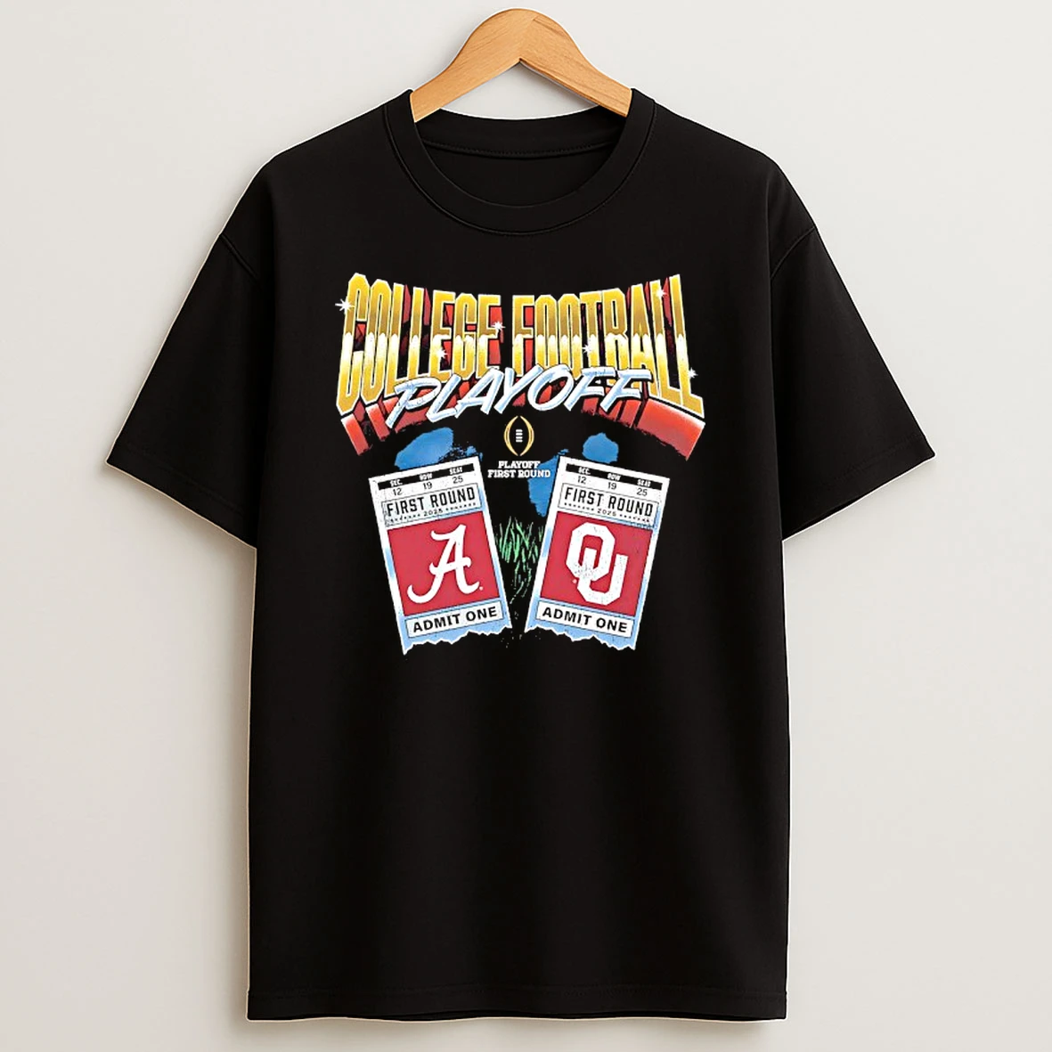 Oklahoma Sooners Vs Alabama Crimson Tide College Football Playoff Ticket Shirts