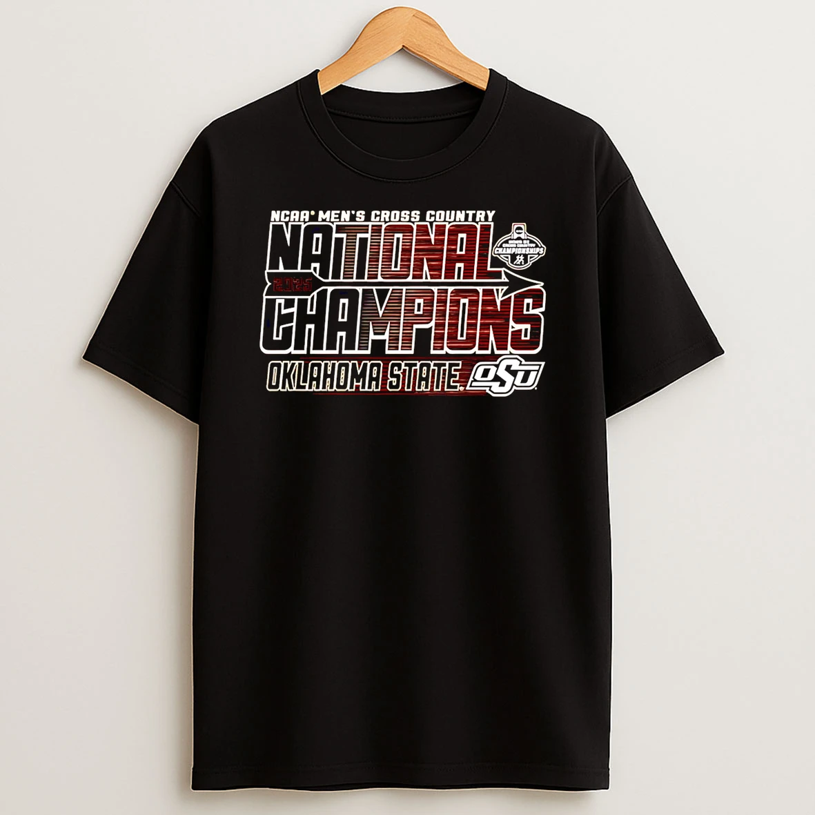 Oklahoma State Cowboys Mens Cross Country National Champions Shirts