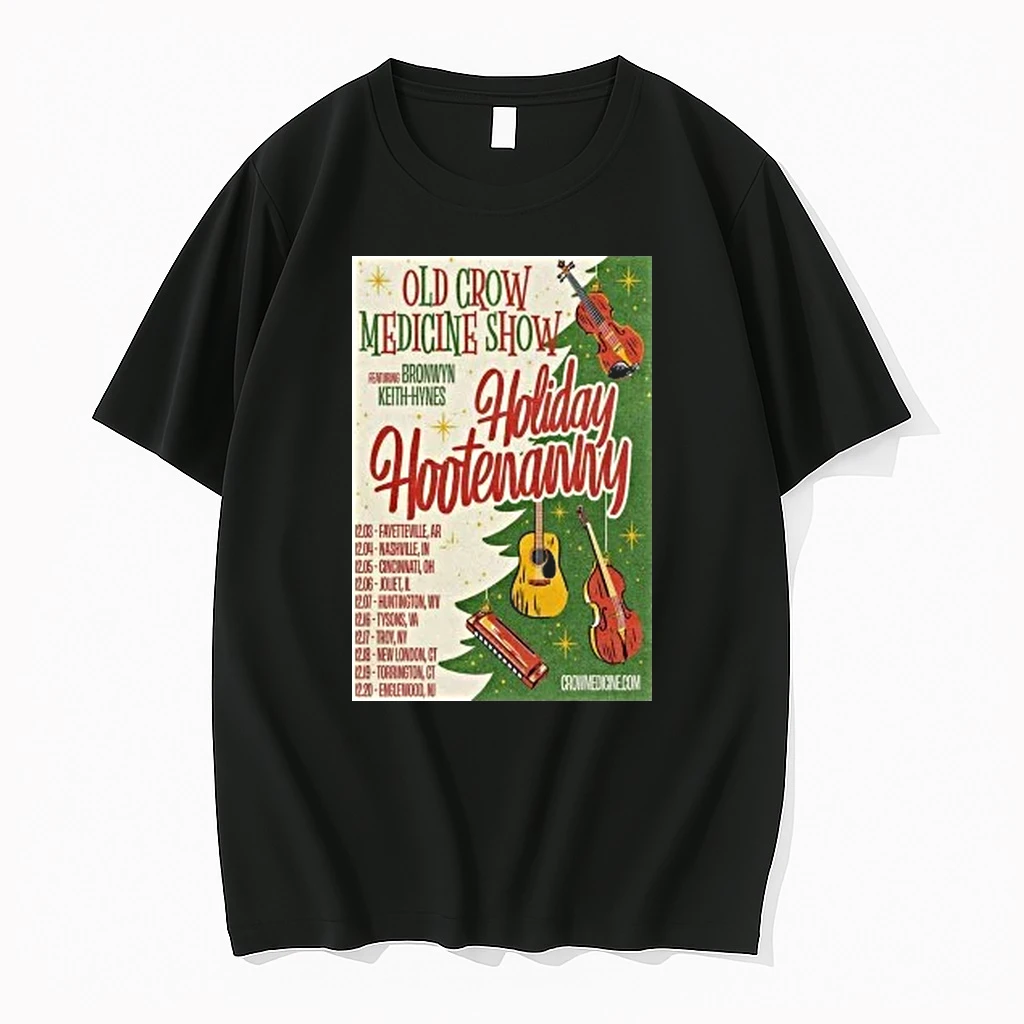 Old Crow Holiday Hootenanny Tour 2025 Shirts