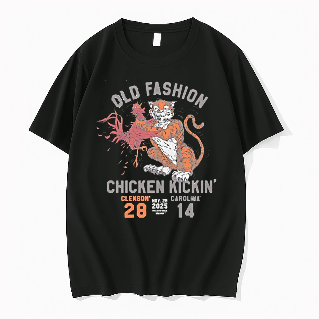 Old Fashion Chicken Kickin Score 25 Carolina Mascots Shirts