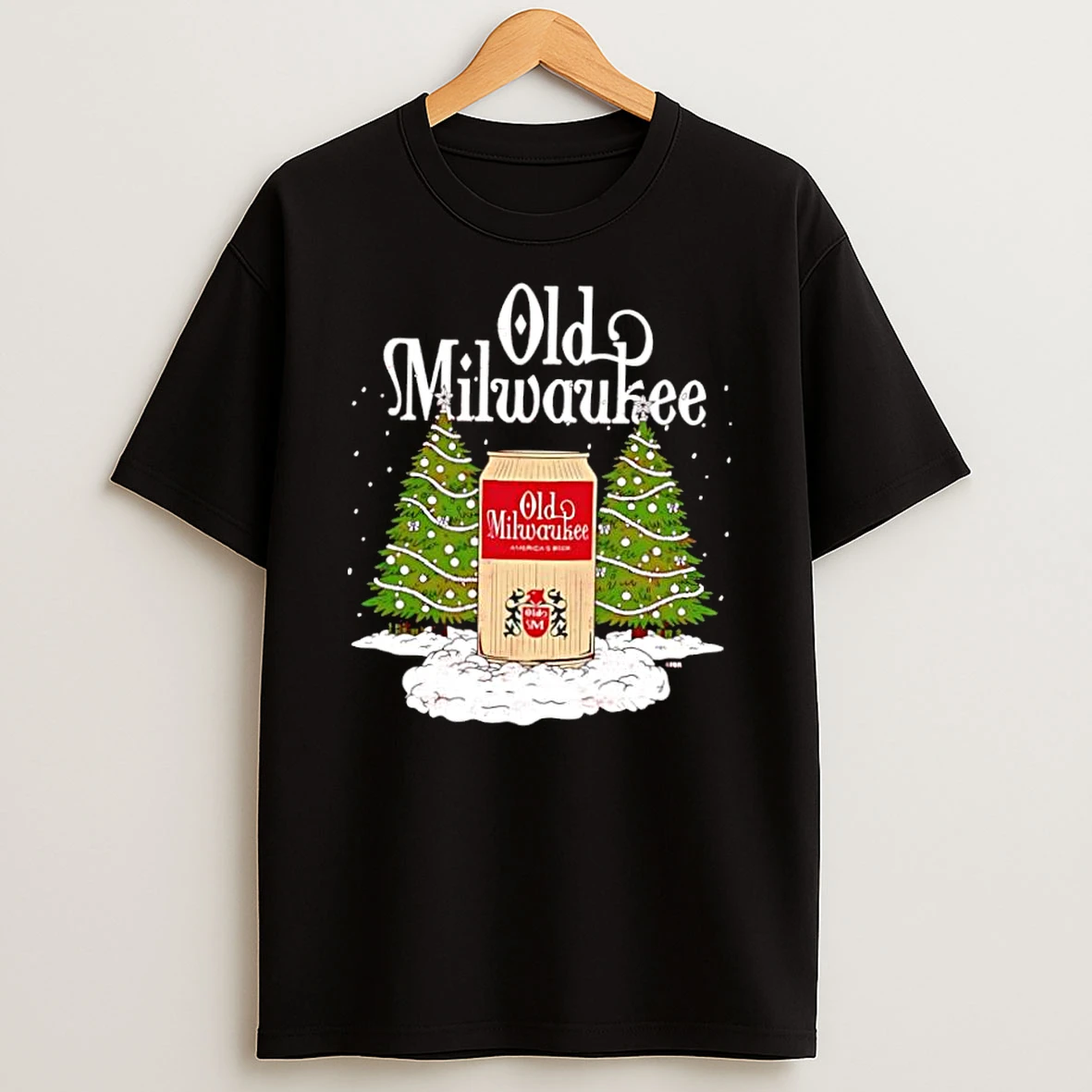 Old Milwaukee Trees Happy Holidays Shirts