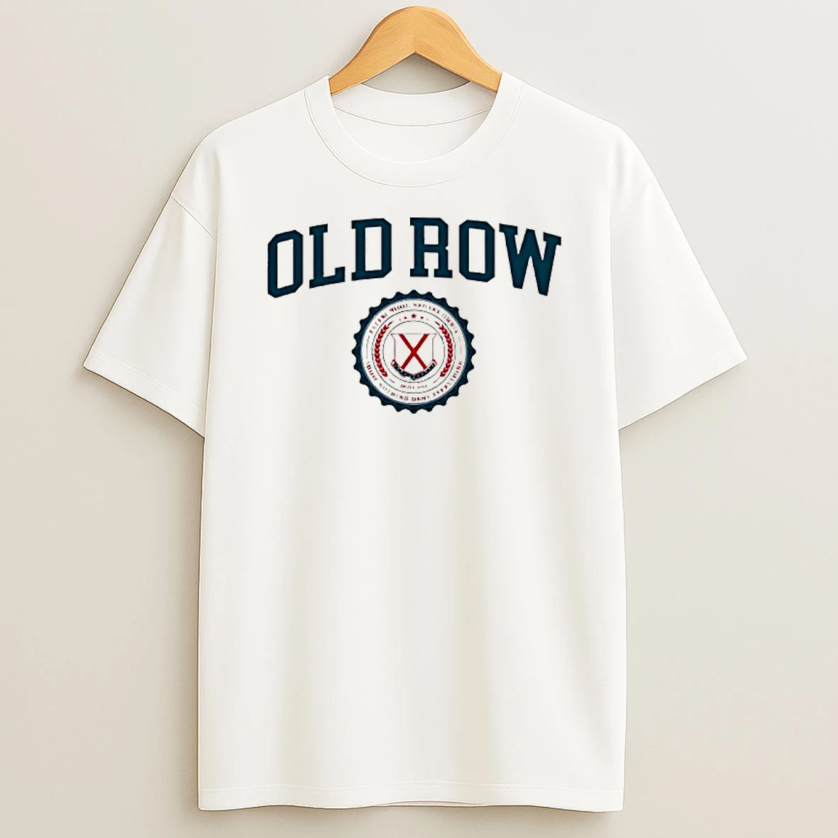 Old Row Collegiate Crest 2 0 Crewneck Shirts