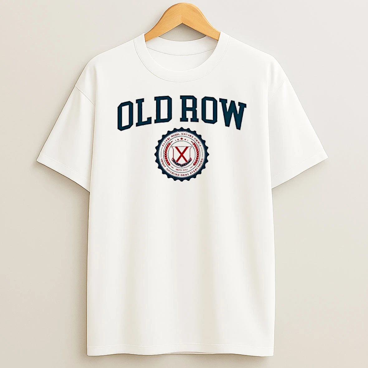 Old Row Collegiate Crest 2 0 Logo Shirts
