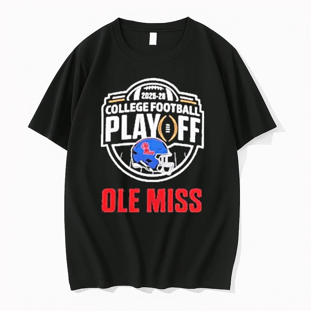 Ole Miss College Football Playoff 2025 26 Logo Shirts