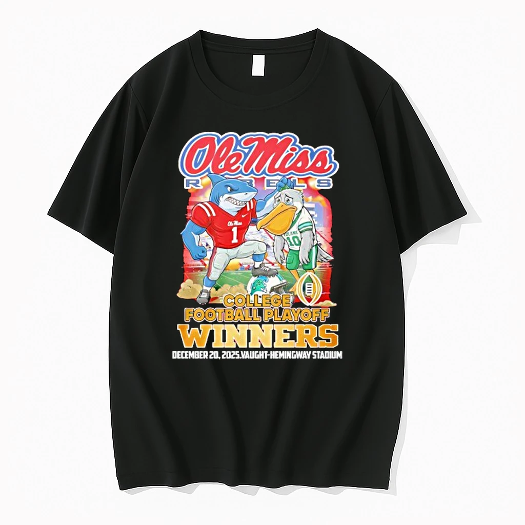 Ole Miss Rebels 2025 College Playoff Ncaa Winner Beat Tulane Shirts