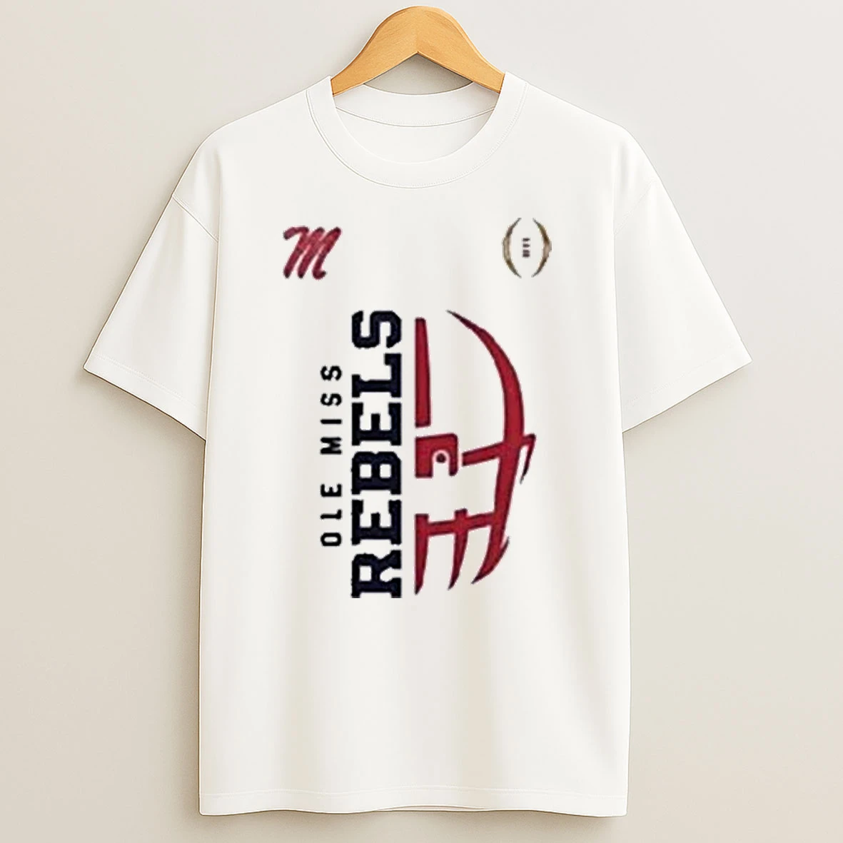 Ole Miss Rebels 2025 Ncaa College Football Playoff Hotty Toddy Mascot Shirts