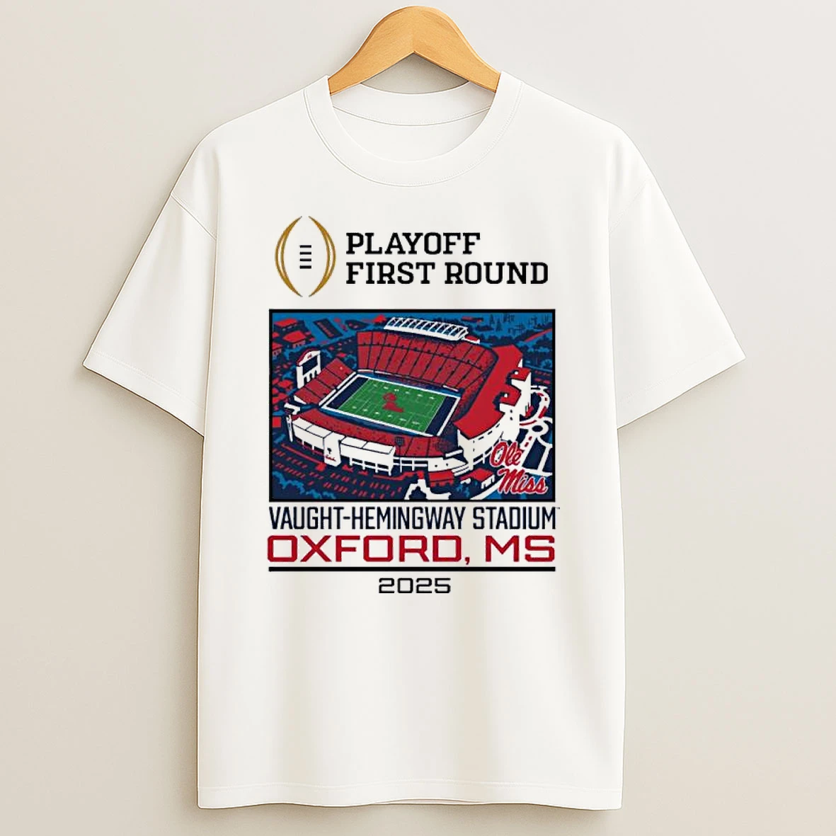 Ole Miss Rebels Cfp 1st Round Live From Vaught Hemingway Stadium Shirts