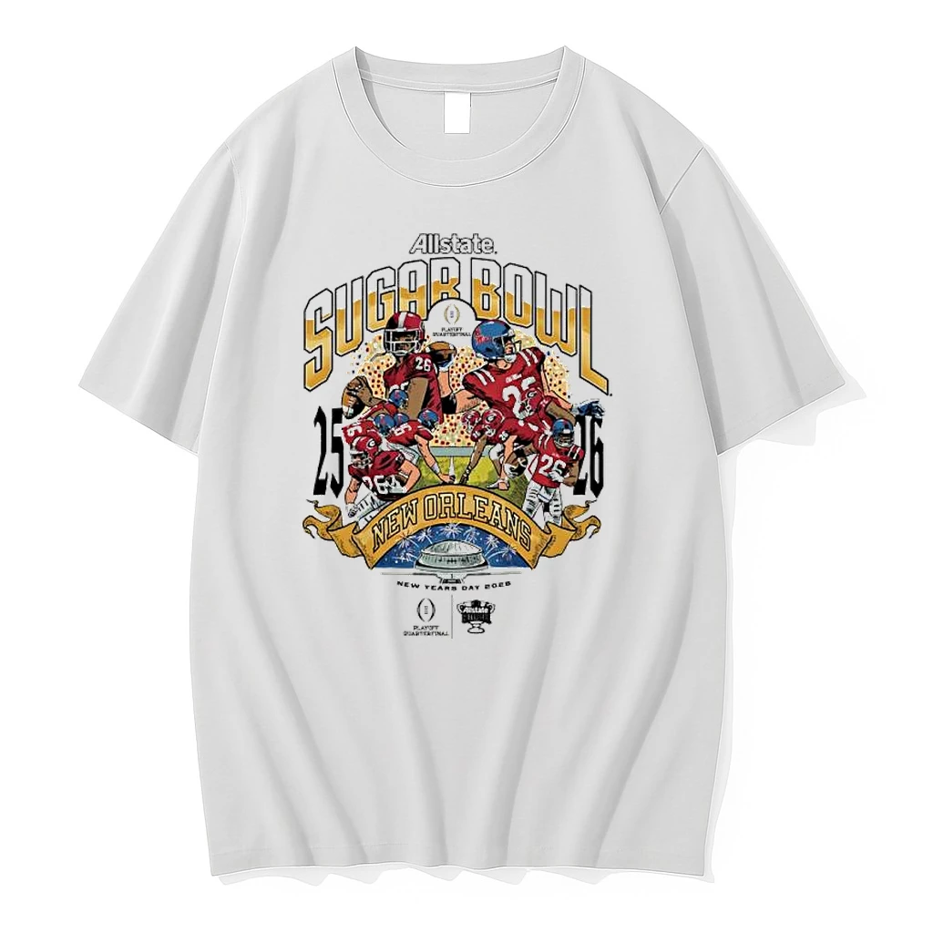 Ole Miss Rebels Football 2026 Allstate Sugar Bowl New Orleans Shirts