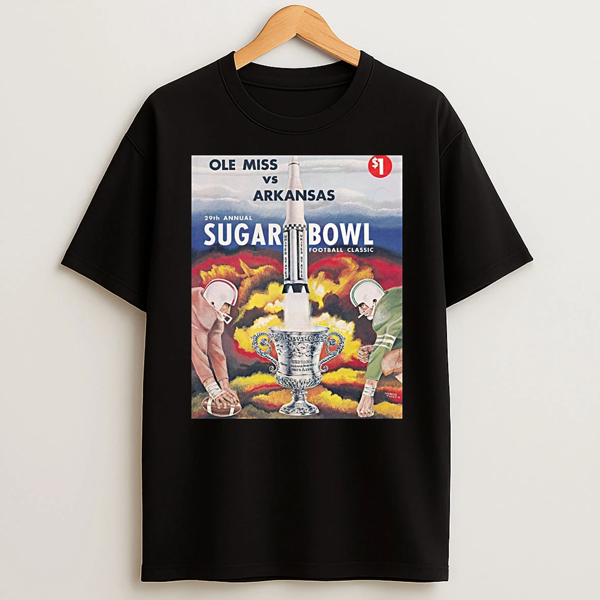 Ole Miss Rebels Vs Arkansas Razorbacks 29th Annual Sugar Bowl Classic Shirts