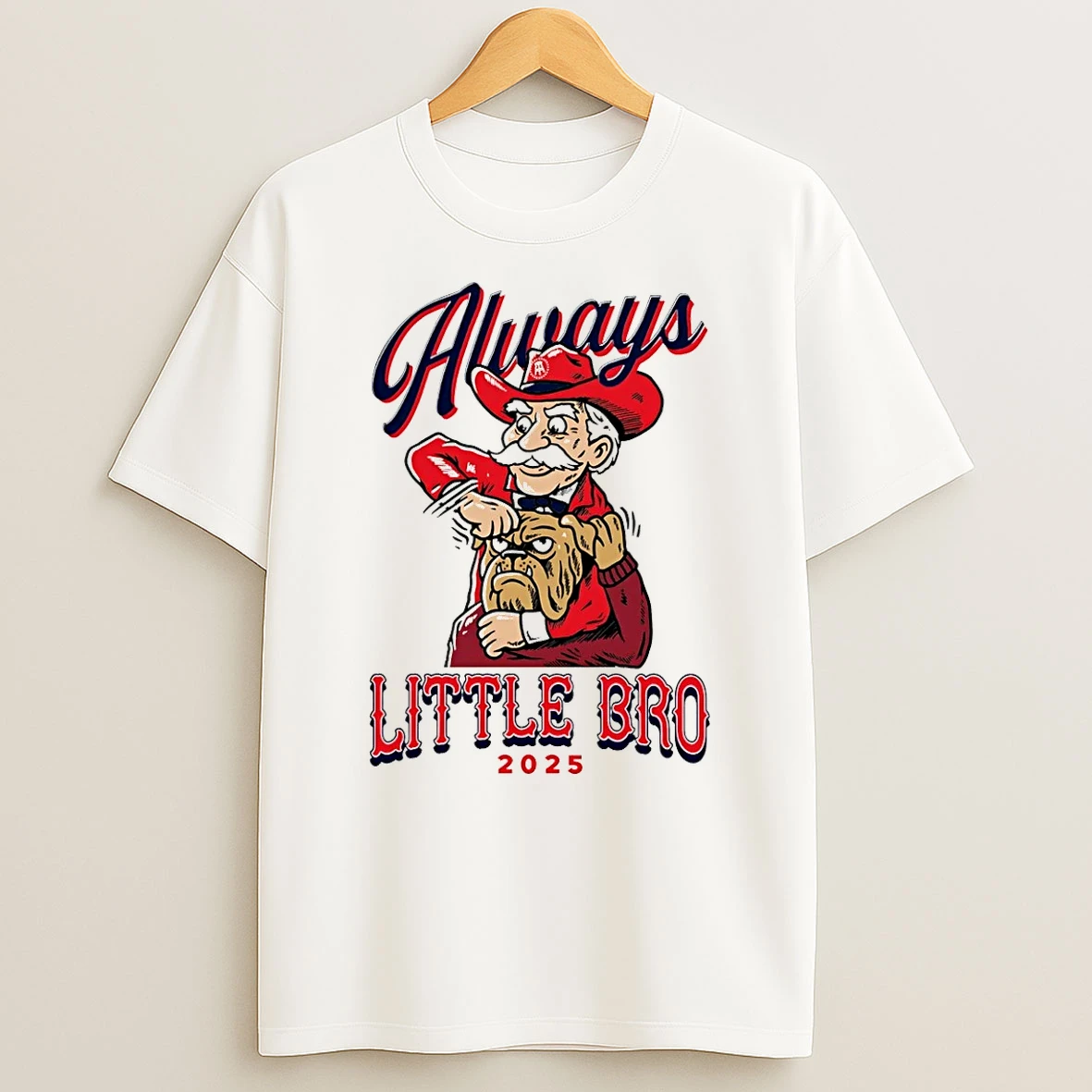 Ole Miss Rebels Vs Bulldogs Miss Always Little Bro 2025 Mascot Shirts