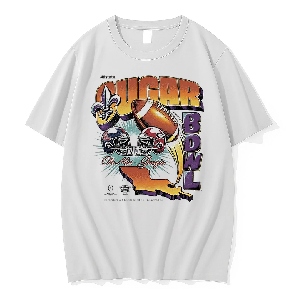 Ole Miss Rebels Vs Georgia Bulldogs Allstate Sugar Bowl 2026 Shirts