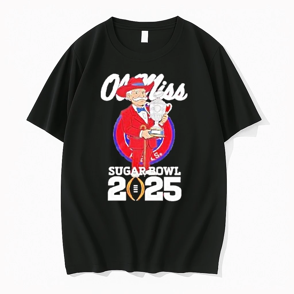 Ole Miss Sugar Bowl 2025 Colonel Reb Shirts