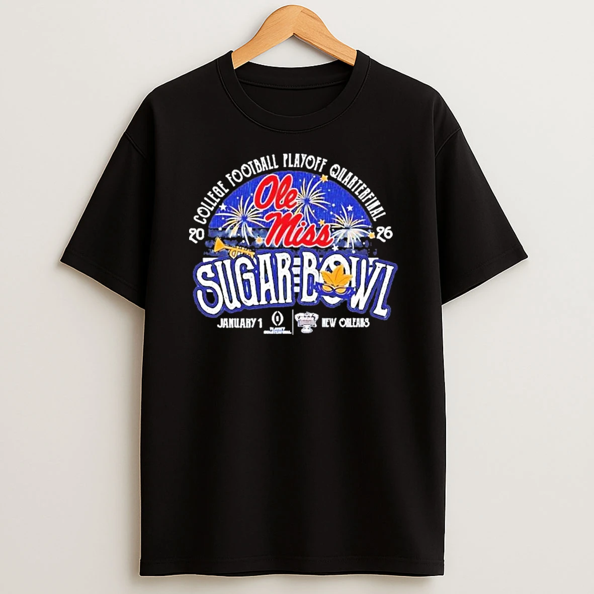 Ole Miss Sugar Bowl Powder Fireworks Shirts