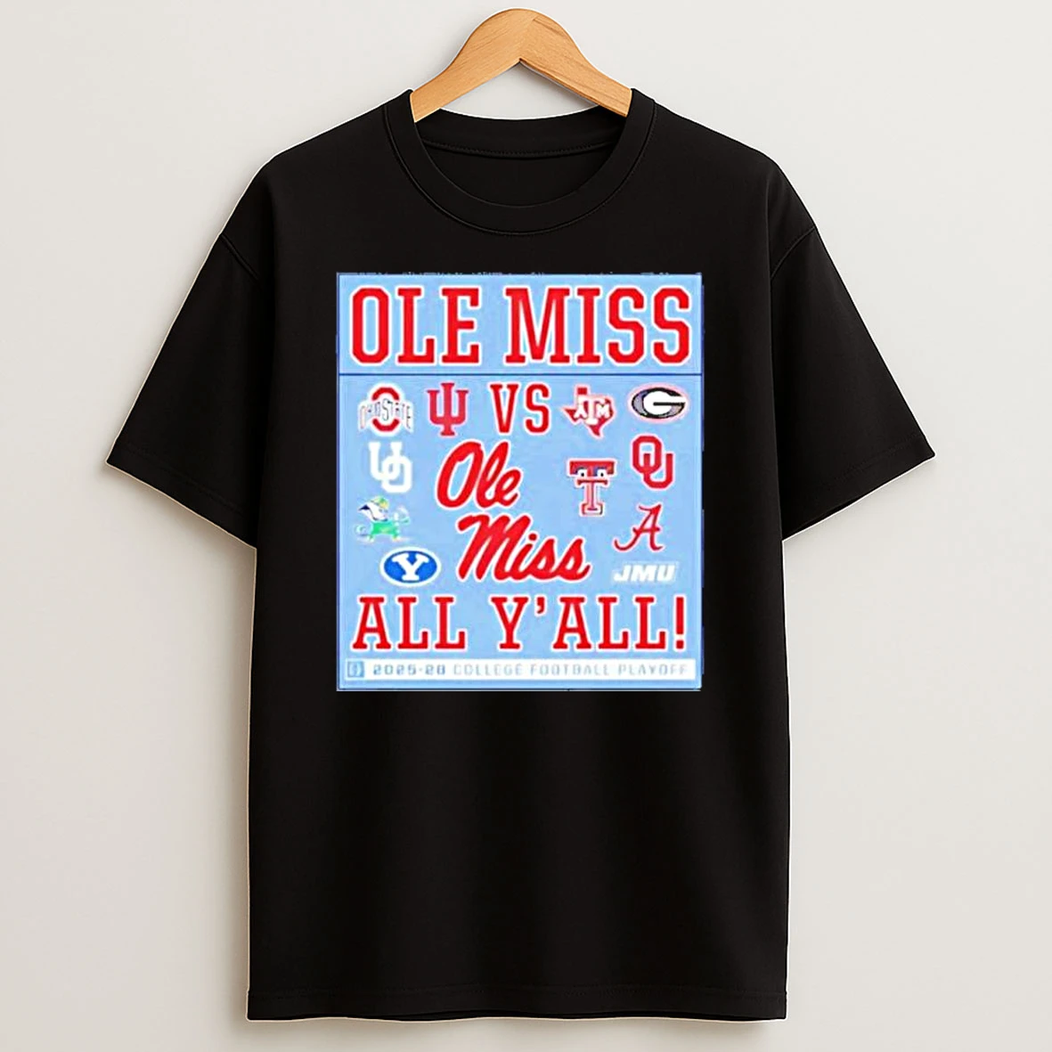 Ole Miss Vs Yall Cfp 2025 26 Shirts