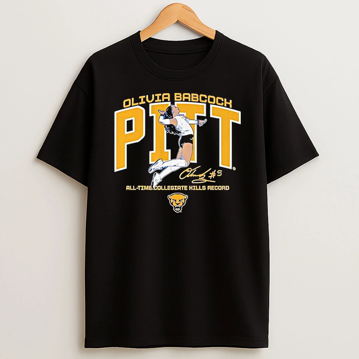 Olivia Babcock Queen Of Kills Pitt Volleyball Signature Shirts