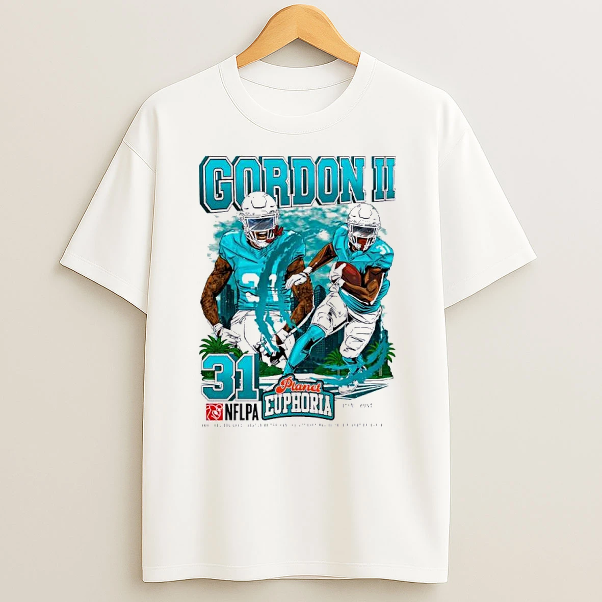 Ollie Gordon Ii Miami Dolphins Nflpa Player Shirts