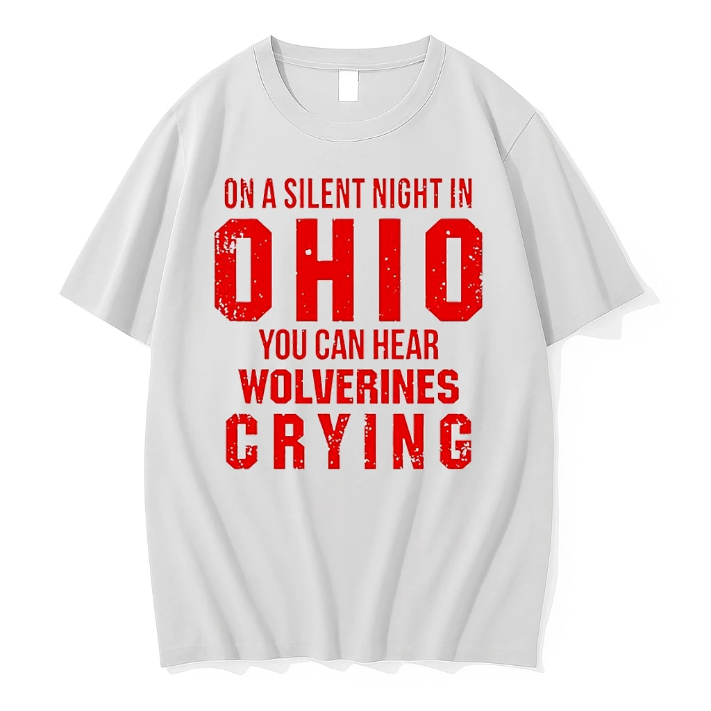 On A Silent Bight In Ohio You Can Hear Wolverines Crying Shirts